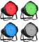 BETOPPER Partylicht Bühnenlicht 160W LED Par Scheinwerfer, 54x3W LED RGB Lichteffekte DJ Lichter mit Ton aktiviert/DMX512,Discolichter für Kirche, Party, Hochzeit, Konzert, Club (4 Stück)