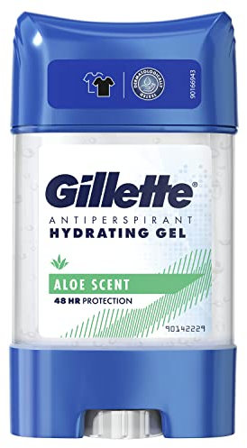 Gillette Hydra Gel Antitranspirante Y Desodorante Aloe Para Hombre, 70 ml