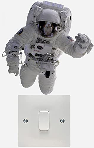 Astronaut Light Switch Wall Art Vinyl Stickers