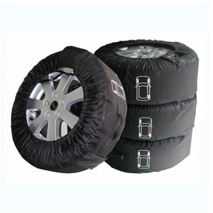 APT 4er Set Reifenhüllen Reifentaschen für Reifen bis 240mm Breite, bis 26 Zoll Reifensäcke mit Tragegriff