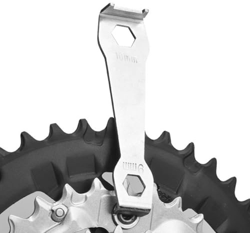 Obesntln Chiave fissa per viti di guarnitura, chiave a corona dentata, chiave di precisione in metallo per vite di guarnitura, strumento di riparazione per la rimozione della manovella, portatile per