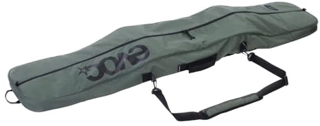 EVOC Board Bag Sac de Transport pour Snowboards, Sac de Snowboard (Rembourrage aux extrémités du Sac, bandoulière Amovible, Housse de Protection pour Snowboards jusqu'à 165 cm), Dark Olive