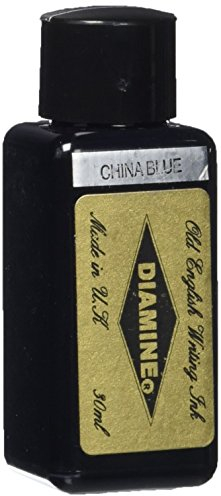 Diamine 30ml China Blue fountain pen ink bottle