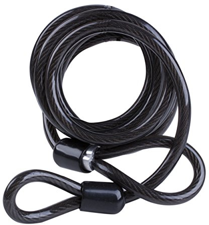 M-Wave Absperrkabel mit 2 Schlaufenenden S 8.18 L, schwarz, 8x1.800 mm, 12301301