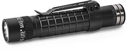 Mag-Lite MAG-TAC Rechargeable Plain Bezel, gerader Kopfabschluss, wiederaufladbare LED Stab-Taschenlampe, 533 Lumen, 14,5 cm, schwarz TRM4RE4