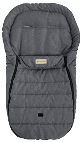 Altabebe (AL2450L-33 Übergangsfußsack, Sommerfußsack, Lifeline für alle gängigen Kinderwagen Buggys und Jogger, Farbe: Hellgrau Melange