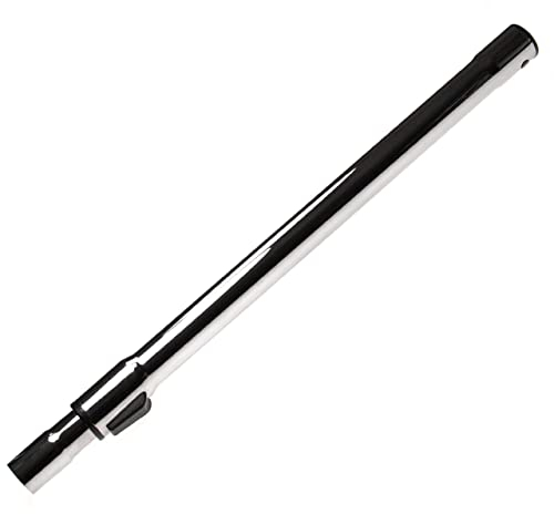 vhbw Staubsaugerohr Ersatz für Kärcher 2.862-008.0 für Staubsauger - 35 mm Anschluss, 60-97 cm lang, Schwarz, Silber