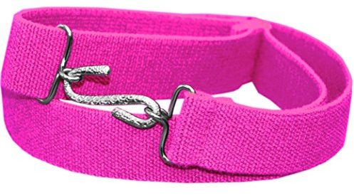 Childrens Kids Boys and Girls Elasticated Adjustable Snake Belt (FUCHSIA)