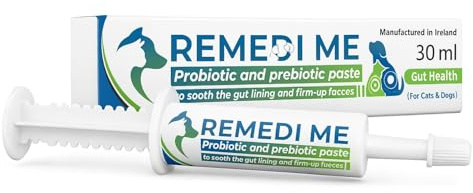 Remedime Probiotic & Prebiotic Paste to Sooth the Gut Lining and Firm-up Faeces - For Dogs & Cats | 30ML