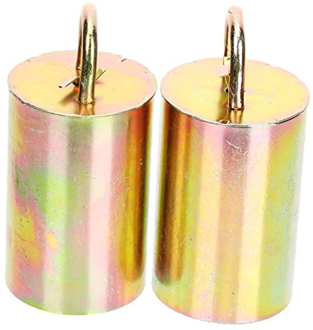 HOLIDYOYO 2pezzi Campanelle in Metallo Sospese Per Bovini Campanaccio Tradizionale Campane Vintage Per Mucche Accessori Per Bestiame