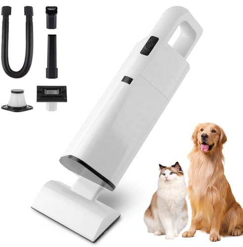 USUIELIGHT Handstaubsauger Akku Testsieger, 20000Pa Auto Staubsauger Kabellos mit Waschbar HEPA-Filter Mini Kleiner Wiederaufladbarer Handstaubsauger für Tierhaare, Büro, Haus
