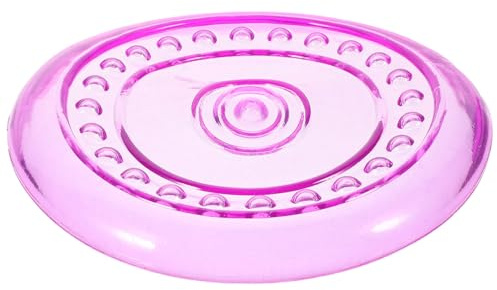 TOYZFRIENDY Disque Volant pour Chien Résistant Mastication TPR Souple Petit de Lancer Extérieur pour Chiens et Chiots Flottant et Facile à Attraper