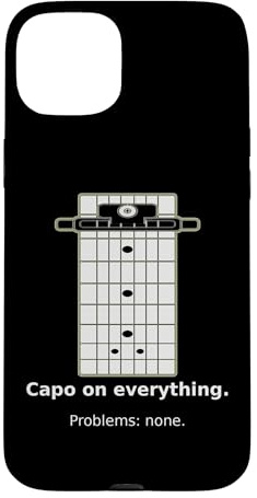 Custodia per iPhone 15 Plus Capotasto per chitarrista acustico