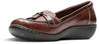 Clarks Women's Ashland Bubble Loafer, Brown Multi, 7