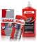 1x 500ml SONAX POLISH & WAX COLOR ROT + P-BALL + 2x MICROFASERTÜCHER SET