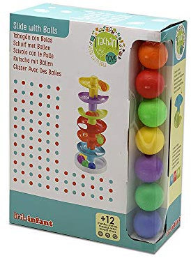 Tachan PL1016 Toboggan à Boules Multicolores 6 hauteurs