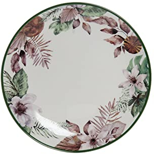 DKD Home Decor Plato Llano, Estándar