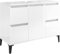 Waschbeckenunterschrank Hochglanz-Weiß 80x33x60cm Holzwerkstoff, 821278