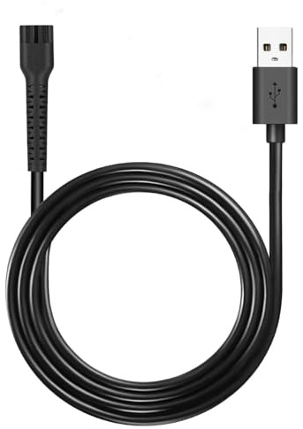 Ersatz Ladekabel mit USB Ladekabel für Haarschneider 8164/8591/8148/8504/8171/8173/1919 von Wahl, Magic Senior Detailer Sterling-4, für Finale & Vanish Shaver