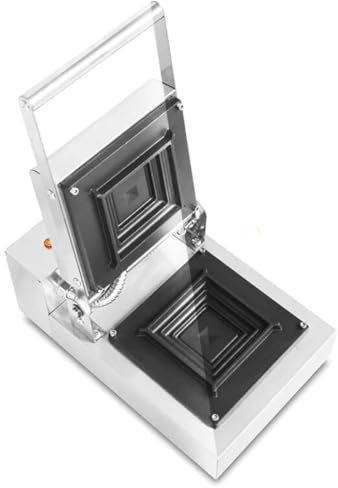 XSDAJSD Tostadora de sándwiches - Parrilla de sándwiches Profesional Antiadherente con Placas Planas y Mango frío al Tacto - Control automático de Temperatura - Tostadora de Acero Inoxidable