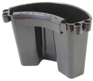 Fictory Secchio multiuso per lavaggio auto con organizer per spazzole, design salvaspazio, plastica resistente, ideale per una pulizia efficiente dell'auto