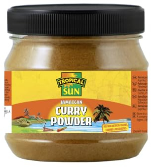 Tropical Sun Jamaican Curry Powder - 500g - Authentic Island Blend with Pimento (Allspice) - Bold Flavour for Meat, Fish andCurry Dishes - No Artificial Additives