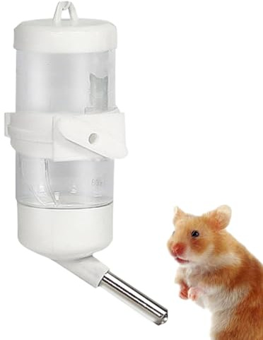Botella De Agua para Animales Pequeños - Dispensador De Agua para Hurones | Alimentador De Sin para Hámster Enano, Jerbo, Erizo, Conejo, Conejillo De Indias, Jaula Colgante, Botella para
