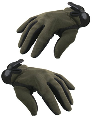 Gants doigt militaire pour hommes, protection pour tir Airsoft chasse XL vert