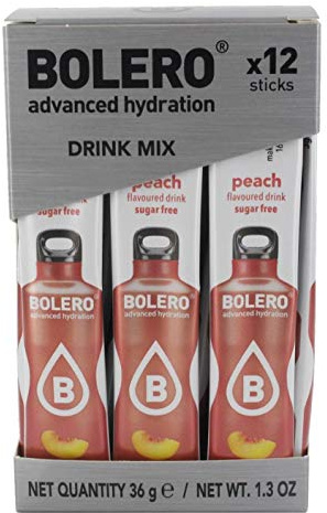 Bolero Poudre Sticks Peach 1/12st 500 ml