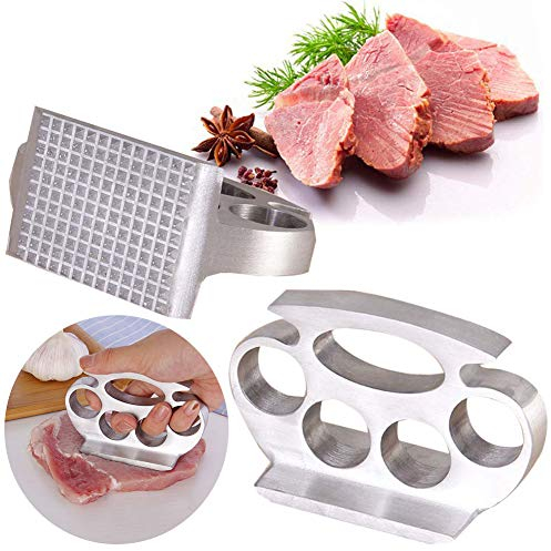 BESLIME Martello Batticarne per Bistecca Batticarne per Carne a Mano, Martello per Carne, per Cucina Pollo, Manzo, Maiale, Dadi