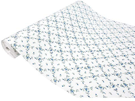 DecoMeister Klebefolie Möbel 45x100 cm | Möbelfolie selbstklebend im Deko-Stil - wasserfest und einfach anzubringen | Folie für Möbel ideal für Küche, Bad und kreative Raumgestaltung | Kleine Blumen