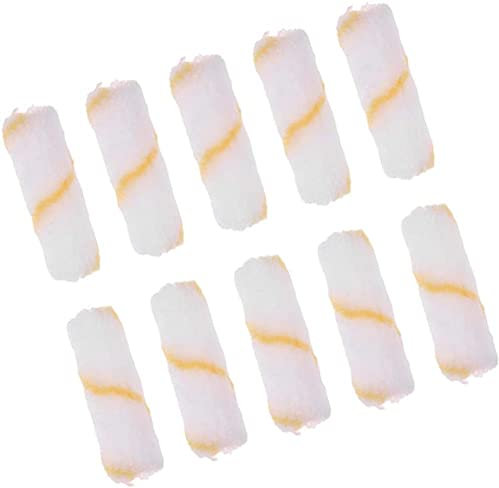LATRAT Mini Paint Roller Covers, 20 Pieces Paint Roller 4 Inch Paint Roller Paint Roller Polyester Mini Roller Brush Without Handle Painting Wall Facades Latex Paint Building Decoration Tool