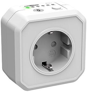 ANSMANN Temporisateur AES1 – Prise programmable pour radiateur électrique, Fer à Repasser, Lampe de Chevet, etc. – Prise électrique avec minuterie intégrée (15 Min ; 30 Min ; 1h ; 2h ; 4h ; 8h)