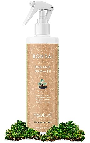 500ml Engrais Liquide Bio pour Bonsaïs - Améliore la Solidité des Bonsaïs et la Fertilité du Sol - 100% Naturel Fabriqué en Espagne - Spray Prêt à l'Emploi