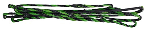 TOPARCHERY 57 Actual Length Mulcolor Flemish Fast Flight Plus Replacement Recurve Bowstring Bow String by Traditional Bow Archery Products (Black & Green)