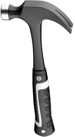 Zimmermannshammer, Hochleistungshammer | Rutschfester gerader Klauenhammer,Kleines Hammerwerkzeug, Rahmenhammer mit Kohlenstoffstahlkopf für Elektriker