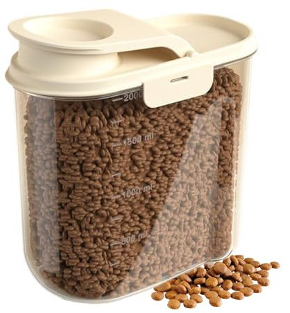 Conteneur De Stockage D'aliments Pour Chiens - Bande De Nourriture Pour Chiens, Stockage Des Aliments Pour Animaux De Compagnie | Conteneur De Verrouillage Hermétique Pour Les Aliments Ou Friandises P