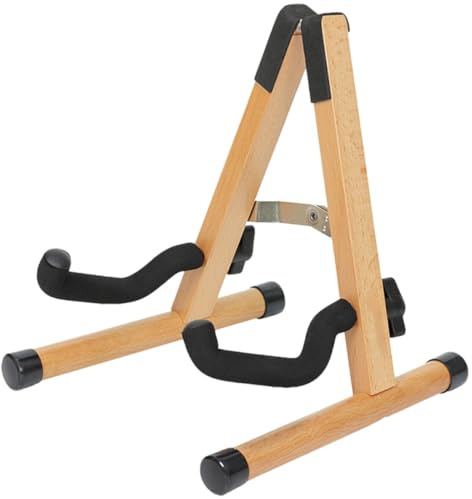 Homoyoyo Support Pliable pour Mandoline en Bois Massif, Socle Compact Amovible, Étagère de Rangement Stable Anti-dérapante, Accessoire Pratique pour Instruments de Musique à Cordes