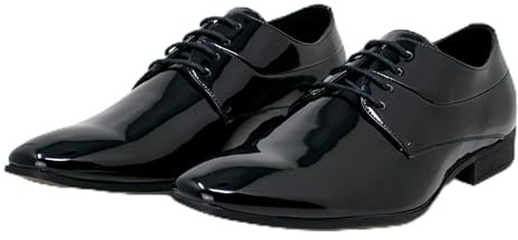 Smokies Hommes Chaussure de Mariage Oliver synthétiques Chaussure de Smoking laquée avec Doublure en Cuir (46 EU, Noires)