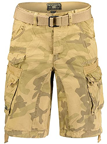 Geographical Norway Bermuda estivi cargo da uomo - Prodotto di marca, S