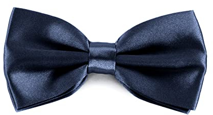 Oblique Unique® Kinder Fliege Schleife Größe verstellbar für Jungen für Festlichkeit Hochzeit Anzug Smoking - Dunkelblau