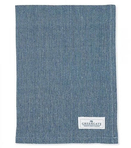 GreenGate Geschirrtuch Alicia Dark Blue Blau Baumwolle 50x70 Küchentuch 1-farbig