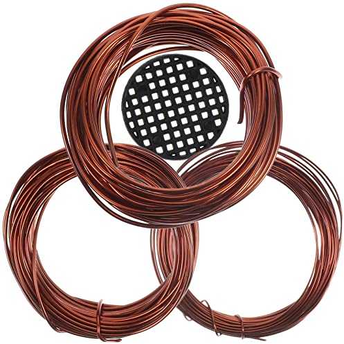 BESPORTBLE Kupferdraht Und Kunststoff Für Bonsai Baum Garten Draht Gartenarbeit Lieferungen Leicht Zu Formen Biegen Mehrfach Verwendbar Nicht Leicht Zu Rosten Brechen