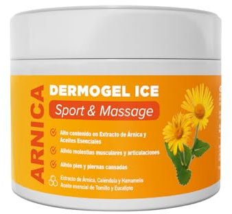 QKnatur Gel Crema all’Arnica Montana 300 ml – Effetto Freddo Intenso per Sollievo Muscolare e Articolare – Alta Concentrazione di Arnica, Calendula e Hamamelis