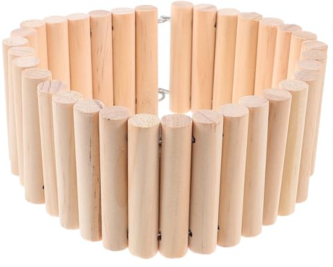 GALPADA Scala per Criceti e Cincillà in Legno Flessibile 6x50 Cm, Ponte Sospeso da Arrampicata per Piccoli Animali, Giocattolo per Gabbie e Recinti