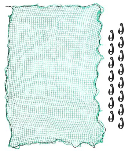 ELEOUTI Rete di Carico con 15 Ganci e Corda Elastica per Camioncino in Nailon Resistente all'Usura per Rete Bungee, per Traslochi e Uso All'aperto