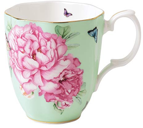Miranda Kerr par Royal Albert Tasse Friendship, Porcelaine, Vert, 0,4 l