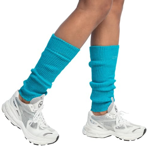 Boland - Jambières pour adultes, couleur unie, taille unique, gants, chaussettes, genoux, années 80, costume, carnaval, soirée déguisée