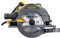 TOUGH MASTER 1400W Circular Saw, Heavy Duty Wood Cutting Tool with 2m Electrical Cord, Powerful Motor, 185mm Blade Diameter, Vacuum Cleaner Adaptor, Aluminium Guard