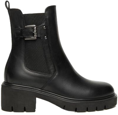 Nero Giardini I514814D Stivaletti Chelsea Donna in Pelle - Nero 39 EU